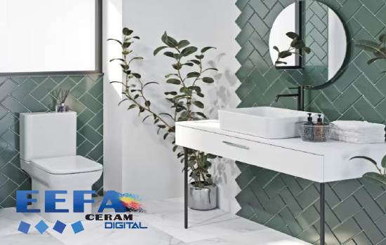 تاثیر رنگ کاشی سرویس بهداشتی